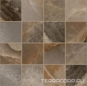 Мозаика Florim Magnum Reves de Rex Choco Mosaico 7.5x7.5 Matte 30х30 Коричневый 