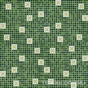 Мозаика Bisazza Декоративные панно Pratoline 8 1.2x1.2 32.2x32.2 Зеленый 
