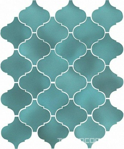 Мозаика Kerama Marazzi Арабески Майолика  бирюза26x30 Голубой 