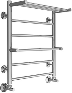 Полотенцесушитель "" с полкой 500x600 мм (П6),  установочный набор в компл., БЕЗ уголков и отражателей XX Terminus Анкона 4670078529954 / 4670030723093