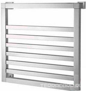 Полотенцесушитель 520хh520х135мм, подвод воды int.470мм, (цв.хром), краны, крепёж в компл., (ГВС, 6 bar) Margaroli 710 ZZ Margaroli Quadri 710 CR