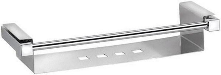 Полочка настенная металл. для ванны/душа 34х12хh6см, (хром)  Pomd'or Metric 38.60.20.002