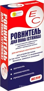 ЕС Ровнитель для пола 25 кг ( под заказ кратно поддонам) Екатеринодарские смеси EC Ровнитель ЕС RP/25