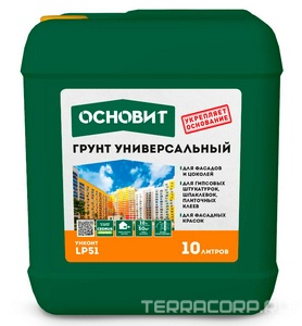 Грунт Универсальный ОСНОВИТ УНКОНТ СТАНДАРТ LP51 (Т-51),10 кг (кратность 20 шт.по запросу) Основит LP51 Унконт стандарт LP51(Т-51)