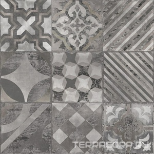 Керамогранит Dado Ceramica Gare du Nord Dec. Eternity (6 pz) rett 60x60 Серый 