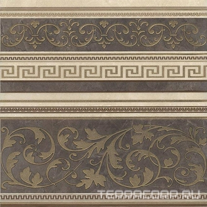 Керамогранит Kerama Marazzi Орсэ Декор  ковер лаппатированный 40.2x40.2 Коричневый 