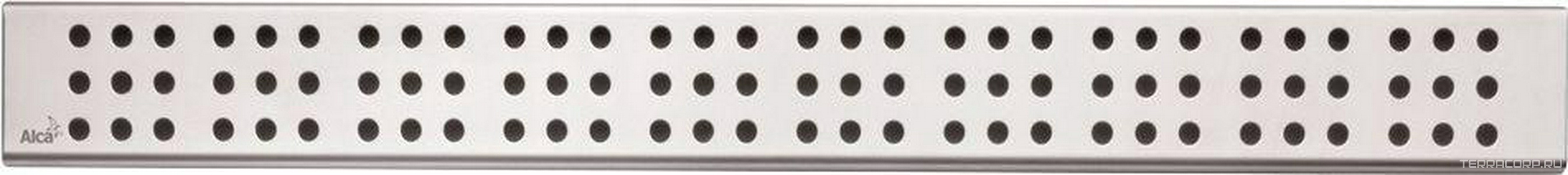 Решетка для водоотводящего желоба CUBE 750 мм ZZ AlcaPlast Cube CUBE-750L