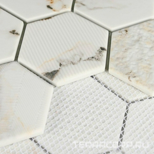 Мозаика Bonaparte Керамическая мозаика Saba Elegant (6x73x73) 30.4x26.4 Белый 