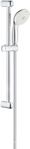 Душевой гарнитур  III 600 мм, ручной душ, штанга, шланг, крепеж к стене в комплекте, хром Grohe New Tempesta 27794001/27794000