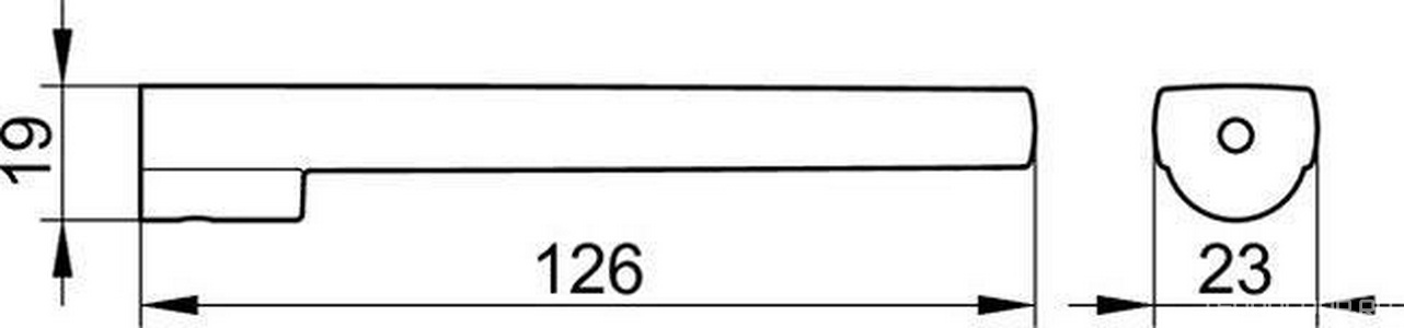 Держатель для запасного рулона туалетной бумаги, (цв. хром),  KL Keuco Moll 12763 010000