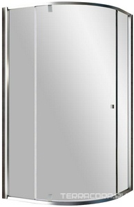 Душевой уголок -90 профиль-сатин, стекло - прозрачное, без поддона ZZ Ravak PSKK3 37677U00Z1