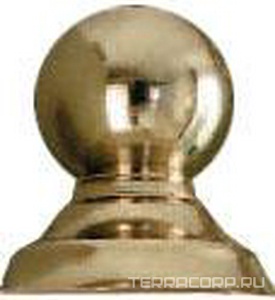 Декор 1ШТ.! "Шарик" на верх (торец) профиля душ. кабин/дверей, (цв. светлое золото), Devon&Devon ZZ Devon & Devon Savoy Dec.1/ORO