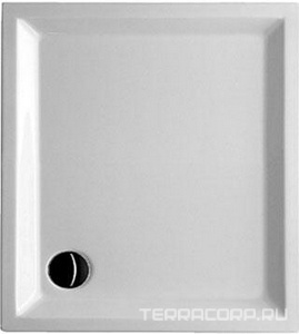 Поддон душевой прямоуг.90х100хh6.5cм, акрил, отверст.д/выпуска 90мм (без сифона и ножек) , ZZ Duravit Starck 720015