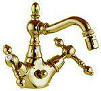 Смеситель для биде с д/к, классический излив (цв. золото)  ZZ Fima Carlo Frattini Epoque F5062OR