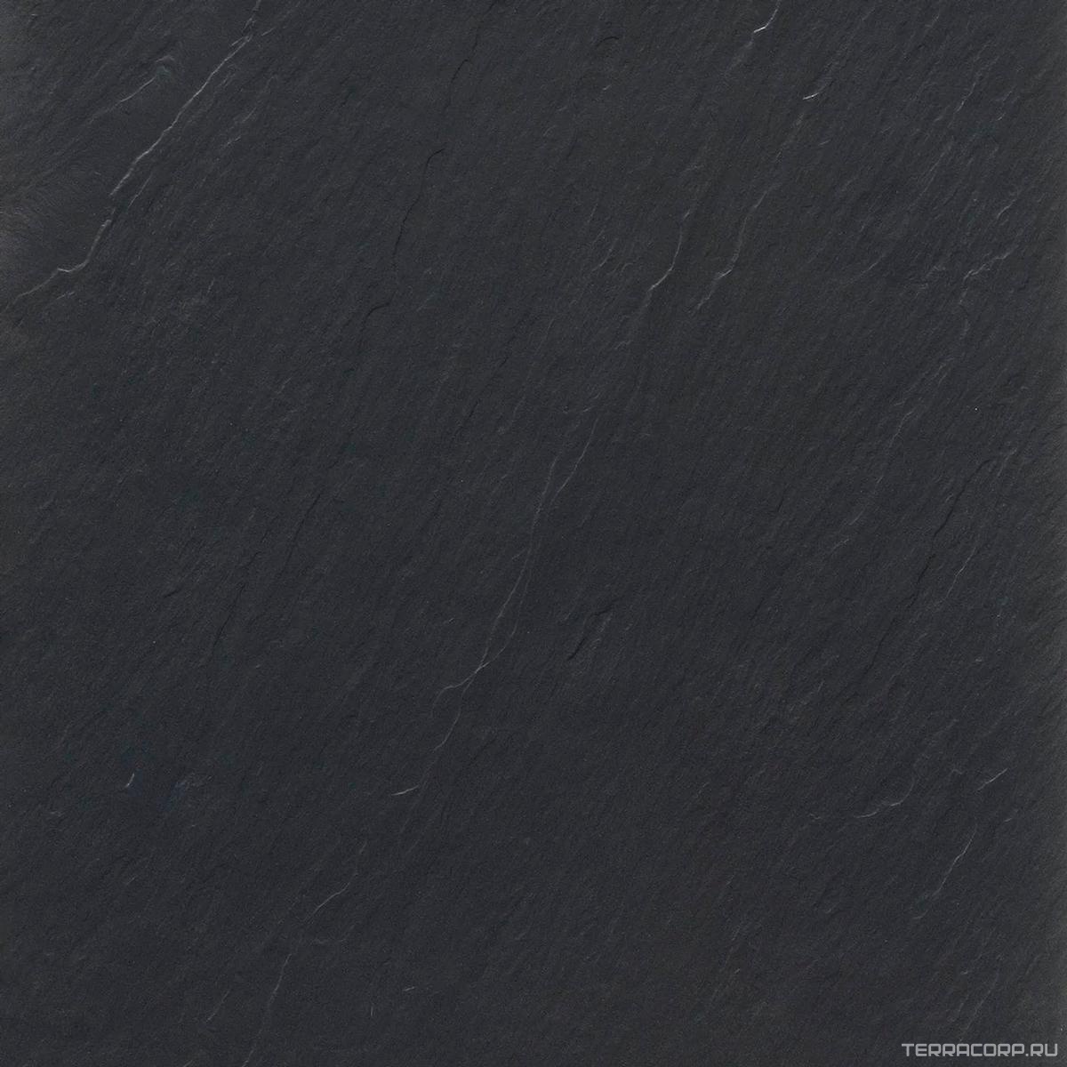 Керамогранит Ariostea Pietre Naturali Black Ardesia sat. squadrato 60x60 Черный, фото 3