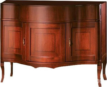 Тумба 100х55хh80см (цв. орех), деревянная на 4 ножках, ручки в компл. цв. бронза , (под раковину арт. LAVAB110),  ZZ Gaia RODI BArodiNO BR