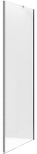 Боковая стенка 900хh2000мм, для односекц. раздвиж.двери с неподвиж. сигментом (стекло матовое Sand Plus 6мм, профиль цв.мат.сереб), Huppe Aura 4уг.ZZ Huppe Huppe Aura elegance 401607 087 315