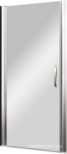 Дверь для душа, в нишу, 900х1900мм, петли слева, (профиль цв. хром, стекло 6мм прозрачное), Fontano ZZ Cezares Modena FONTANO-B-1-90-C-Cr-L