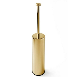 Ёрш для унитаза напольный (цв.Oro 24Kt Lucido), Metal Tonda ZZ