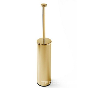Ёрш для унитаза напольный (цв.Oro 24Kt Lucido),  ZZ 3SC Metal Tonda MET17AGD