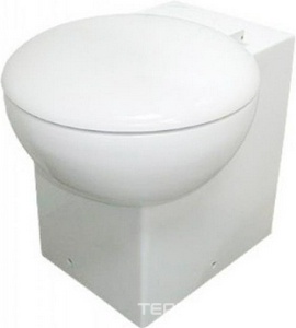 Унитаз пристенный 37,5х50см,устан.только в левый угол,со встр.в стену бачком,или Y0MK01 или Y0YN01,(БЕЗ сиденья YXXZ, крепл.к полу в комп.), You&Me ZZ Hatria You & Me YXZ601