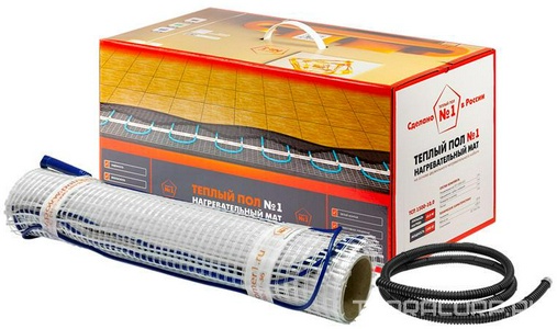  Комплект двухжильного нагревательного мата "Теплый пол №1" -900-6 м2