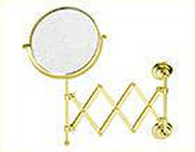 Зеркало косметическое, настенное, выдвижное d25см (золото),  ZZ Gaia Regent AM RE15 OR