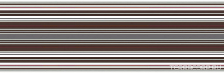 Керамическая плитка Absolut Keramika Aure Dec. Red Lines 15x45 Комбинированный 