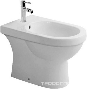 Биде напольное 57х36 см, 1 отв. для смесителя,  ZZ Duravit Happy D 0257100000