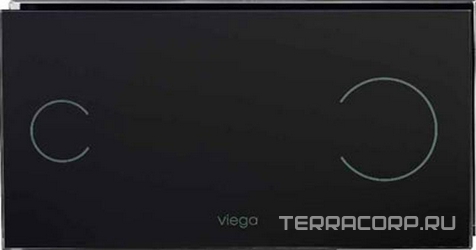 Клавиша Visign for More 100 Viega (8352,1) (стекло/черн.) Viega T5 597498