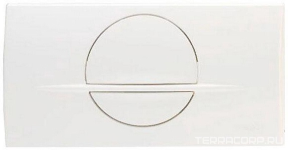 Клавиша 2-х объёмного смыва, для сист. инстал. , (пластик цв.белый) мод.8312.1  for Life 2 ZZ Viega Visign 463052