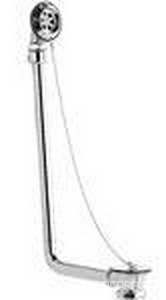 Слив-перелив для ванны открытый монтаж, пробка на цепочке, колено в компл. (цв. золото), V&B ZZ Villeroy & Boch Универсал 99880062