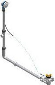 Слив-перелив удлинённый, автомат (цв. золото (Dore))  ZZ THG Cygne G31-F01-00302GM