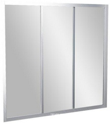 Душевая шторка на ванну AVDP3-170 профиль сатин, стекло Grape ZZ