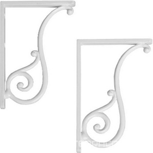 Кронштейны (2шт.) для "Высокого", (латунь цв. белый),  ZZ Simas Lante LAMN