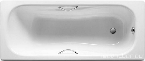 Ванна стальная PRINCESS 170х70,с отверстием под ручки, БЕЗ ручек, БЕЗ ножек ZZ