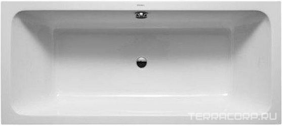 Ванна 1800х800хh420мм, выпуск в центре, (без ножек арт.790127 00 0 00 0000 и удлиненного сифона), D-Code ZZ