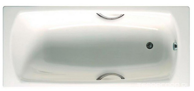 Ванна стальная Свинг 180*80, с отверстием под ручки,БЕЗ ручек, БЕЗ ножек ZZ Roca Swing 2200E0000 / 2200.E.000.0