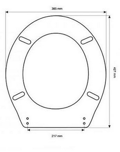 Сиденье для унитаза, БЕЗ микролифта, (дерево цв. орех, петли цв. хром),  ZZ Galassia Ethos 8495NO