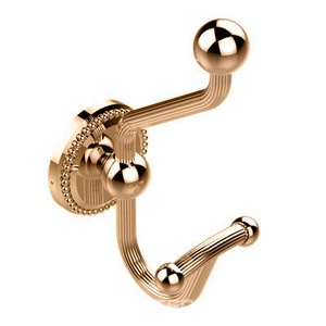 Крючок двойной, большой (цв. латунь (Luxbrass))  ZZ THG Versailles G14-D03-00510А