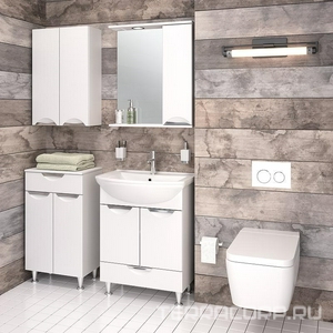 Шкафчик подвесной "" -50 см, цв.белый ZZ Runo Барселона 2340