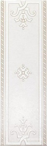 Керамическая плитка Kerama Marazzi Камея Бордюр напольный  белыйl13х40.2 Белый 