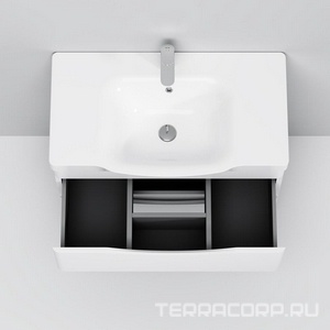 Раковина 80 см, для тумбы  ZZ AMPM Like M80WCC0802WG