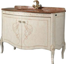 Тумба под раковину, 110,5хh84х58,5см, две распашные двери, ручки цв. хром, Hermitage XX