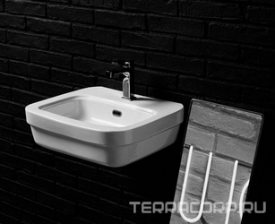 Раковина 53х45см, с 1 отв.д/смесит., крепл. в компл., (цв. белый) Evolution ZZ