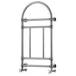 Полотенцесушитель 574хh1030х132мм, подвод воды int.510мм, (ГВС, 8 bar, 290Вт), (БЕЗ вентитей, набора трубок, адаптеров Carlo Poletti), хром, Arco XX