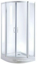 Cтекла для душ.уголка Sense 90*90 см (арт.W75E-225-090MT), профиль мат.хром, стекло прозрачное (ЗАП.ЧАСТЬ) ZZ