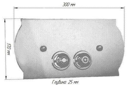Клавиша смыва 3/6л. установка со смещением вправо 14мм, монтажной с рамой Geberit арт. 111.300.00.5, (металл цв.бронза), Tiffany ZZ Tiffany Универсал TW300.2br
