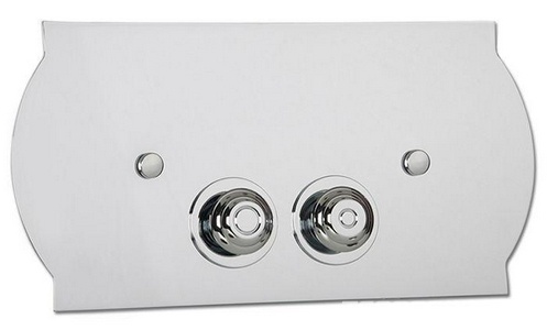 Клавиша смыва 3/6л. установка со смещением вправо 14мм, монтажной с рамой Geberit арт. 111.300.00.5, (металл цв.хром), Tiffany ZZ Tiffany Универсал TW300.1cr