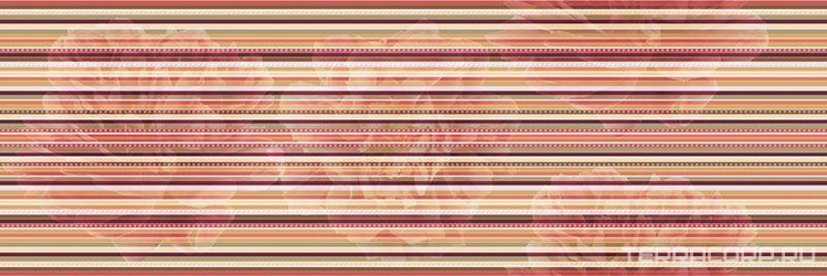 Керамическая плитка Absolut Keramika Aure Dec.Savage Flow. lines Marron 15x45 Комбинированный 